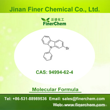 Cas 94994-62-4 | 2-Bromo-9-fenil-9H-carbazole | OLED intermediário | 94994-62-4 | preço de fábrica; Grande estoque